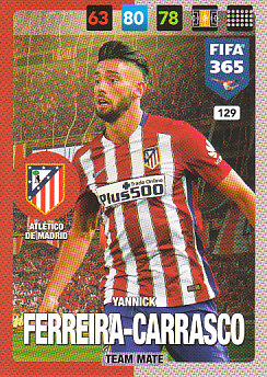 Yannick Ferreira-Carrasco Atletico Madrid 2017 FIFA 365 #129